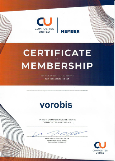 Mitgliedschaftsnachweis von vorobis im Composites United